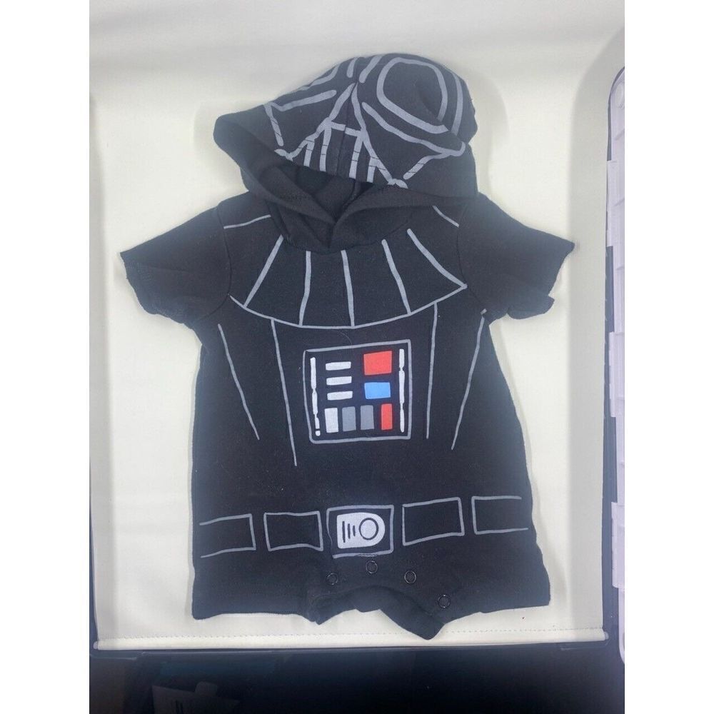 Star Wars Baby Boys Costume Darth Vader Bodysuit WITH HOOD